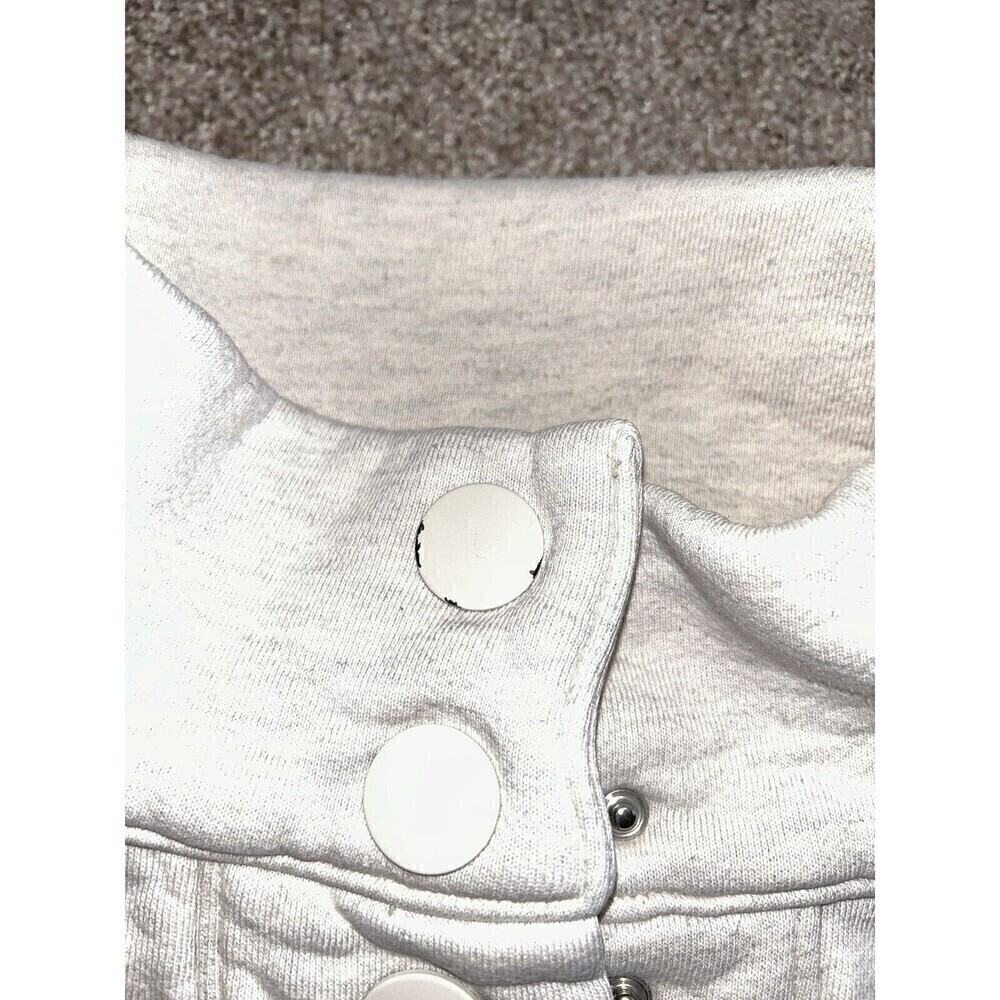 Agolde Womens Funnel Neck Sweatshirt XS Oatmeal - Picture 7 of 7